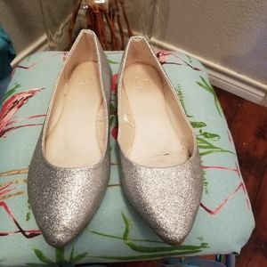 Glittery WM Slip Ons